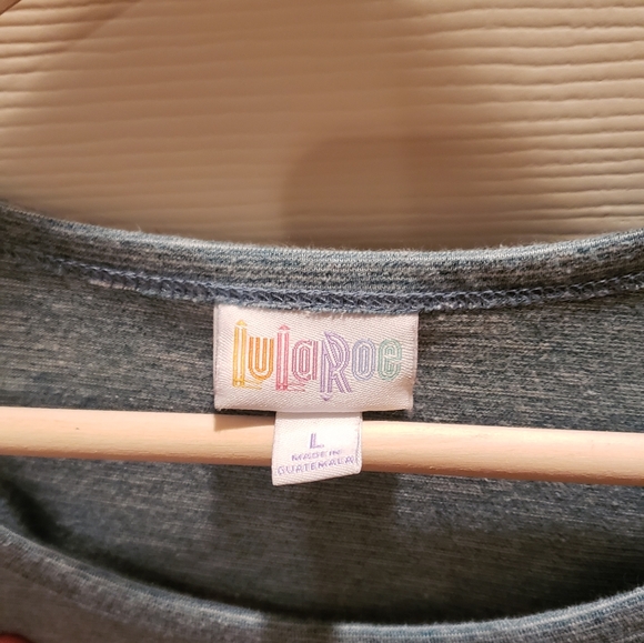 Lularoe Casual Dress Size Large (light blue)‎ - Picture 2 of 4